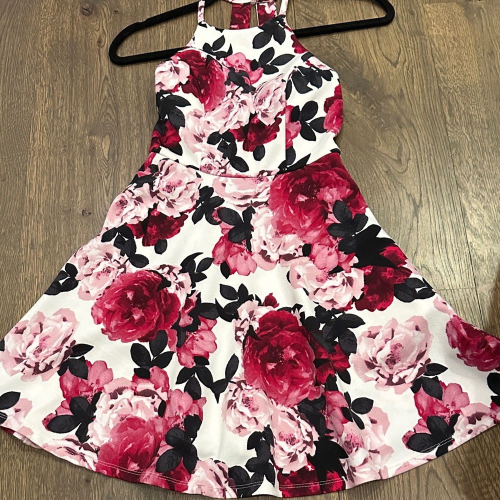 Speechless Pink Floral Mini Dress
